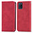 Custodia Portafoglio In Pelle Cover con Supporto S04D per Realme V11 5G Rosso