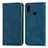 Custodia Portafoglio In Pelle Cover con Supporto S04D per Samsung Galaxy A10s Blu
