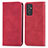 Custodia Portafoglio In Pelle Cover con Supporto S04D per Samsung Galaxy A15 4G Rosso