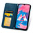 Custodia Portafoglio In Pelle Cover con Supporto S04D per Samsung Galaxy A40s