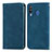 Custodia Portafoglio In Pelle Cover con Supporto S04D per Samsung Galaxy A40s Blu