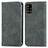 Custodia Portafoglio In Pelle Cover con Supporto S04D per Samsung Galaxy A51 4G Grigio