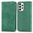 Custodia Portafoglio In Pelle Cover con Supporto S04D per Samsung Galaxy A53 5G Verde