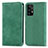 Custodia Portafoglio In Pelle Cover con Supporto S04D per Samsung Galaxy A72 4G Verde