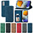 Custodia Portafoglio In Pelle Cover con Supporto S04D per Samsung Galaxy F23 5G