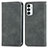 Custodia Portafoglio In Pelle Cover con Supporto S04D per Samsung Galaxy F23 5G Grigio