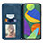 Custodia Portafoglio In Pelle Cover con Supporto S04D per Samsung Galaxy F52 5G