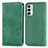 Custodia Portafoglio In Pelle Cover con Supporto S04D per Samsung Galaxy M23 5G Verde