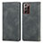 Custodia Portafoglio In Pelle Cover con Supporto S04D per Samsung Galaxy Note 20 Ultra 5G Grigio