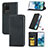 Custodia Portafoglio In Pelle Cover con Supporto S04D per Samsung Galaxy S20 Ultra 5G