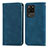 Custodia Portafoglio In Pelle Cover con Supporto S04D per Samsung Galaxy S20 Ultra Blu