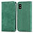 Custodia Portafoglio In Pelle Cover con Supporto S04D per Sharp Aquos wish