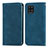 Custodia Portafoglio In Pelle Cover con Supporto S04D per Sharp Aquos Zero6 Blu