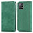 Custodia Portafoglio In Pelle Cover con Supporto S04D per Vivo iQOO U3 5G Verde