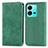 Custodia Portafoglio In Pelle Cover con Supporto S04D per Vivo V25 5G Verde