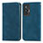 Custodia Portafoglio In Pelle Cover con Supporto S04D per Vivo X70 5G Blu