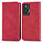 Custodia Portafoglio In Pelle Cover con Supporto S04D per Vivo X70 5G Rosso