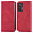 Custodia Portafoglio In Pelle Cover con Supporto S04D per Vivo X70t Rosso