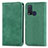 Custodia Portafoglio In Pelle Cover con Supporto S04D per Vivo Y50 Verde