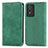 Custodia Portafoglio In Pelle Cover con Supporto S04D per Vivo Y74s 5G Verde