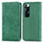 Custodia Portafoglio In Pelle Cover con Supporto S04D per Xiaomi Mi 10S 5G Verde