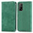 Custodia Portafoglio In Pelle Cover con Supporto S04D per Xiaomi Mi 10T 5G Verde