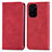 Custodia Portafoglio In Pelle Cover con Supporto S04D per Xiaomi Mi 11i 5G Rosso