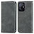 Custodia Portafoglio In Pelle Cover con Supporto S04D per Xiaomi Mi 11T 5G Grigio