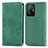 Custodia Portafoglio In Pelle Cover con Supporto S04D per Xiaomi Mi 11T 5G Verde