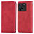 Custodia Portafoglio In Pelle Cover con Supporto S04D per Xiaomi Mi 13T 5G Rosso