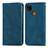 Custodia Portafoglio In Pelle Cover con Supporto S04D per Xiaomi POCO C31 Blu