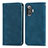 Custodia Portafoglio In Pelle Cover con Supporto S04D per Xiaomi Poco F3 GT 5G Blu