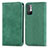 Custodia Portafoglio In Pelle Cover con Supporto S04D per Xiaomi POCO M3 Pro 5G Verde