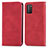 Custodia Portafoglio In Pelle Cover con Supporto S04D per Xiaomi Poco M3 Rosso