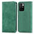 Custodia Portafoglio In Pelle Cover con Supporto S04D per Xiaomi Redmi 10 4G Verde