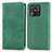 Custodia Portafoglio In Pelle Cover con Supporto S04D per Xiaomi Redmi 10 India Verde