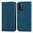 Custodia Portafoglio In Pelle Cover con Supporto S04D per Xiaomi Redmi 9 Power Blu