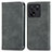 Custodia Portafoglio In Pelle Cover con Supporto S04D per Xiaomi Redmi K60 Ultra 5G Grigio