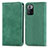 Custodia Portafoglio In Pelle Cover con Supporto S04D per Xiaomi Redmi Note 10 Pro 5G Verde