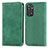 Custodia Portafoglio In Pelle Cover con Supporto S04D per Xiaomi Redmi Note 11 4G (2022) Verde