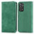 Custodia Portafoglio In Pelle Cover con Supporto S04D per Xiaomi Redmi Note 11 Pro 4G Verde