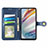 Custodia Portafoglio In Pelle Cover con Supporto S05D per Motorola Moto G60