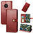 Custodia Portafoglio In Pelle Cover con Supporto S05D per Nokia X10