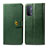 Custodia Portafoglio In Pelle Cover con Supporto S05D per OnePlus Nord N200 5G Verde