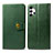 Custodia Portafoglio In Pelle Cover con Supporto S05D per Samsung Galaxy A32 4G Verde