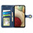 Custodia Portafoglio In Pelle Cover con Supporto S05D per Samsung Galaxy M12