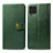 Custodia Portafoglio In Pelle Cover con Supporto S05D per Samsung Galaxy M62 4G Verde