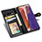 Custodia Portafoglio In Pelle Cover con Supporto S05D per Samsung Galaxy Note 20 5G