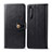 Custodia Portafoglio In Pelle Cover con Supporto S05D per Sony Xperia 1 II Nero