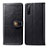 Custodia Portafoglio In Pelle Cover con Supporto S05D per Sony Xperia 10 III SO-52B Nero